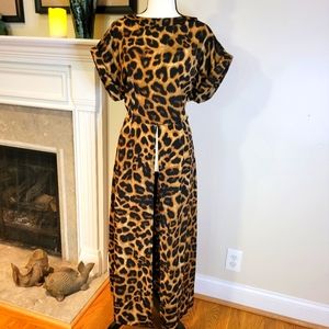 Vonda Animal Print Duster